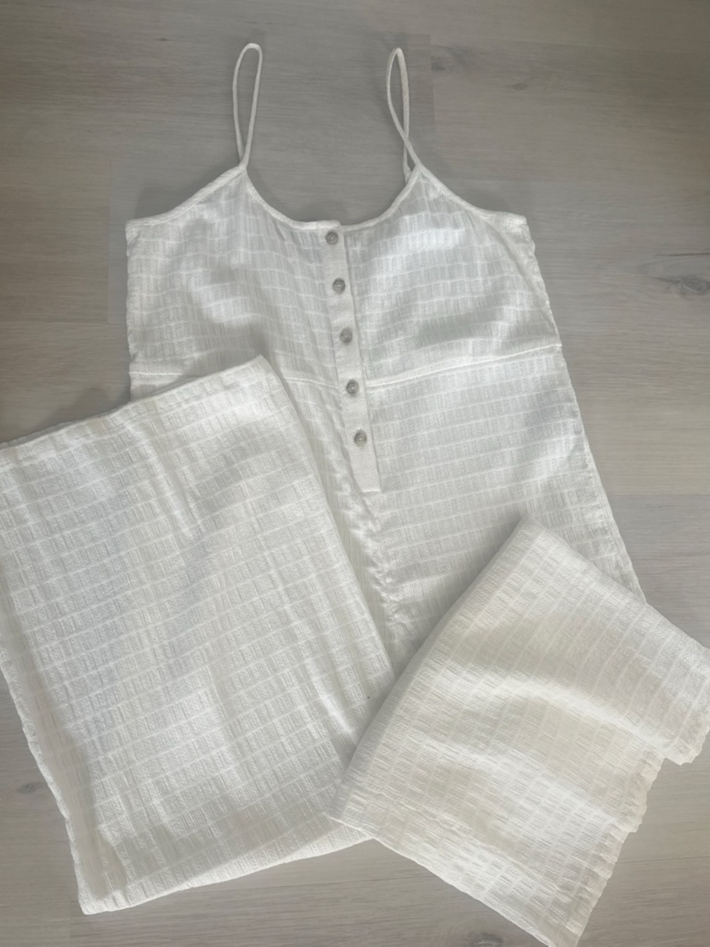 White Women's Button-Front jumper